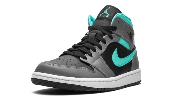 Air Jordan 1 Mid - Grey/Aqua