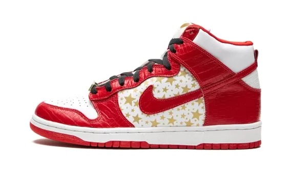 Nike SB Dunk High Pro Supreme - Red Stars