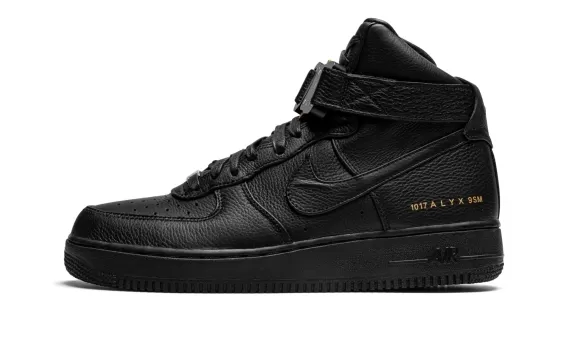 Nike Air Force 1 HI Alyx - Black-Metallic Gold