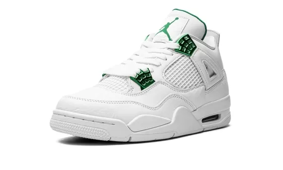 Air Jordan 4 Retro Metallic Pack - Pine Green