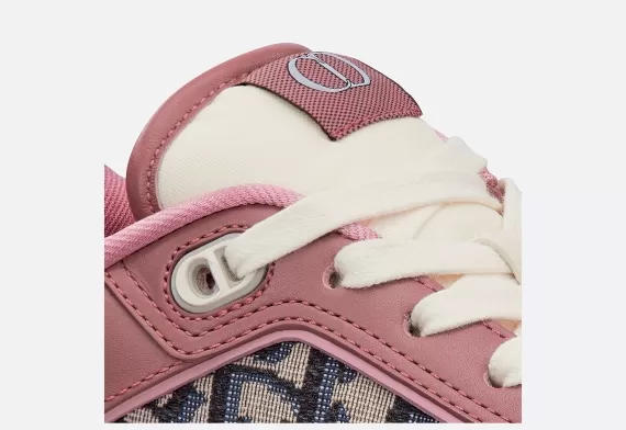 B27 Low-Top Sneaker - Pink and Cream