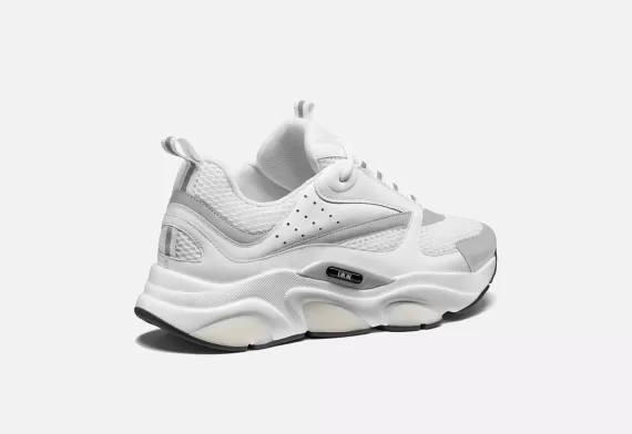 B22 Sneaker White and Silver-Tone