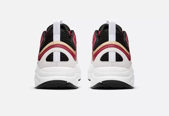 B22 Sneaker -  Burgundy Gold-Tone White, Black