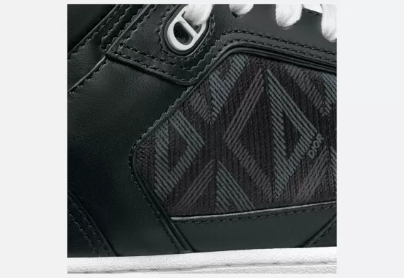 B27 High-Top Sneaker - Black CD Diamond