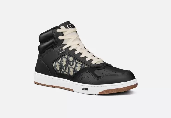 B27 High-Top Sneaker Beige and Black