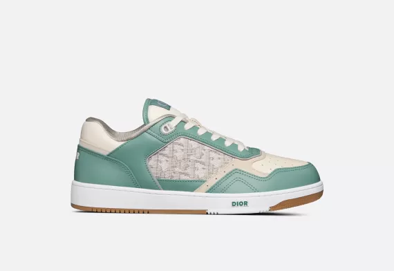 B27 Low-Top Sneaker Turquoise and Cream