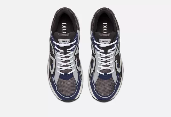 B30 Sneaker - Black and Blue, Gray Reflective CD30