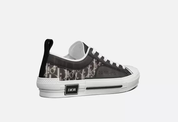 B23 Low-Top Sneaker - Black and White