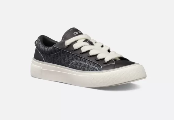 B33 Sneakers - Black Dior Oblique Jacquard