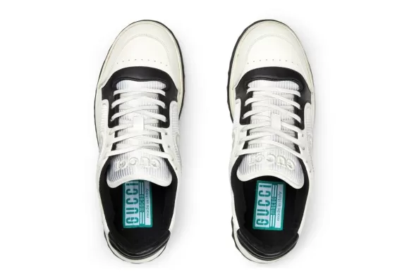 Gucci Mac80 Low-Top Sneakers Black/White