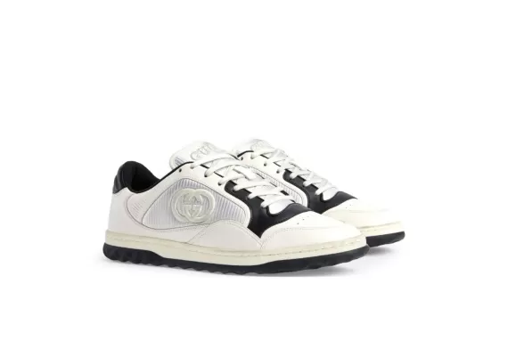 Gucci Mac80 Low-Top Sneakers Black/White