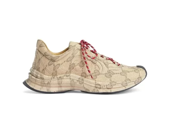 Gucci GG-Logo Sneakers - Gucci featuring beige