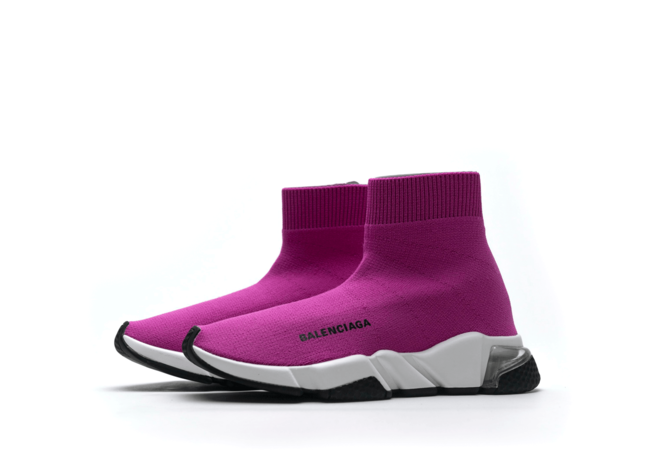 Balenciaga Speed Clear Sole Fuchsia