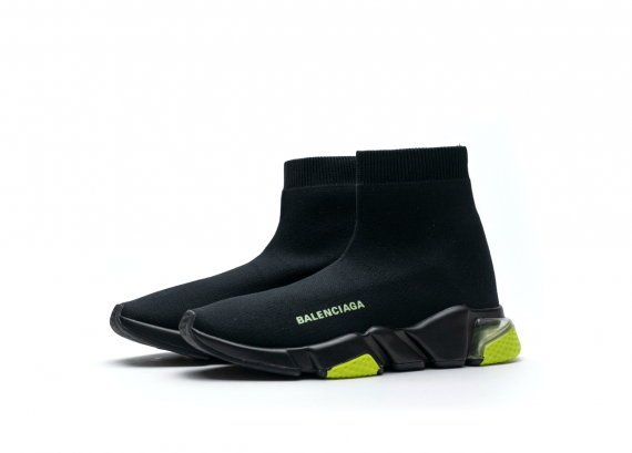 balenciaga speed black yellow