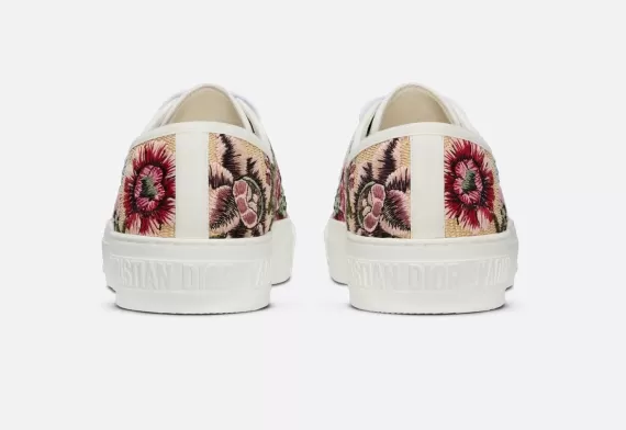 WALK'N'DIOR Sneaker Beige Multicolor, Dior Petites Fleurs Motif