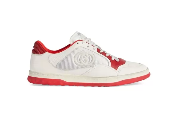 Gucci Mac80 Low-Top Sneakers Red/White