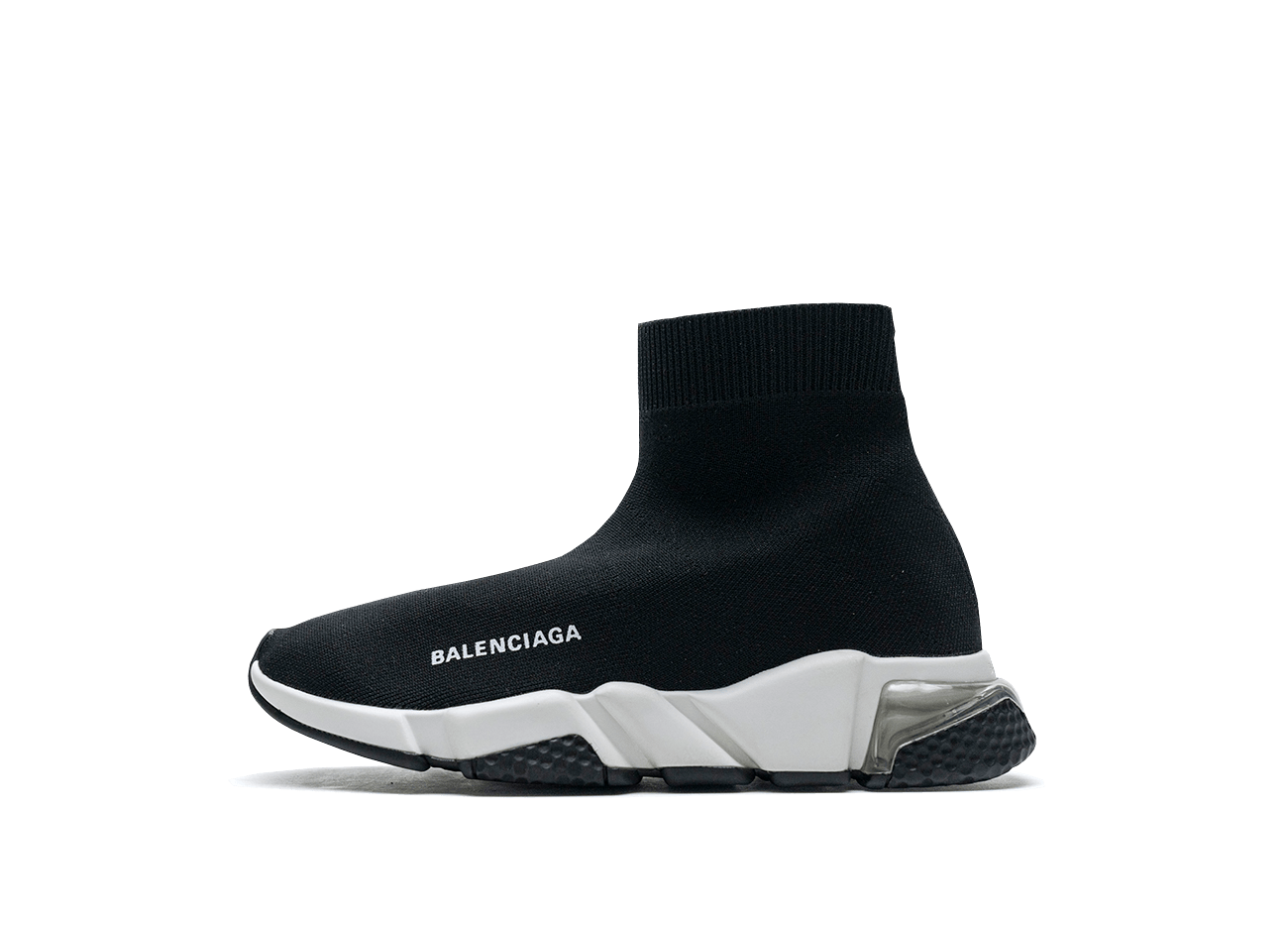 Buy New Balenciaga Speed Trainers Clear Sole Black White