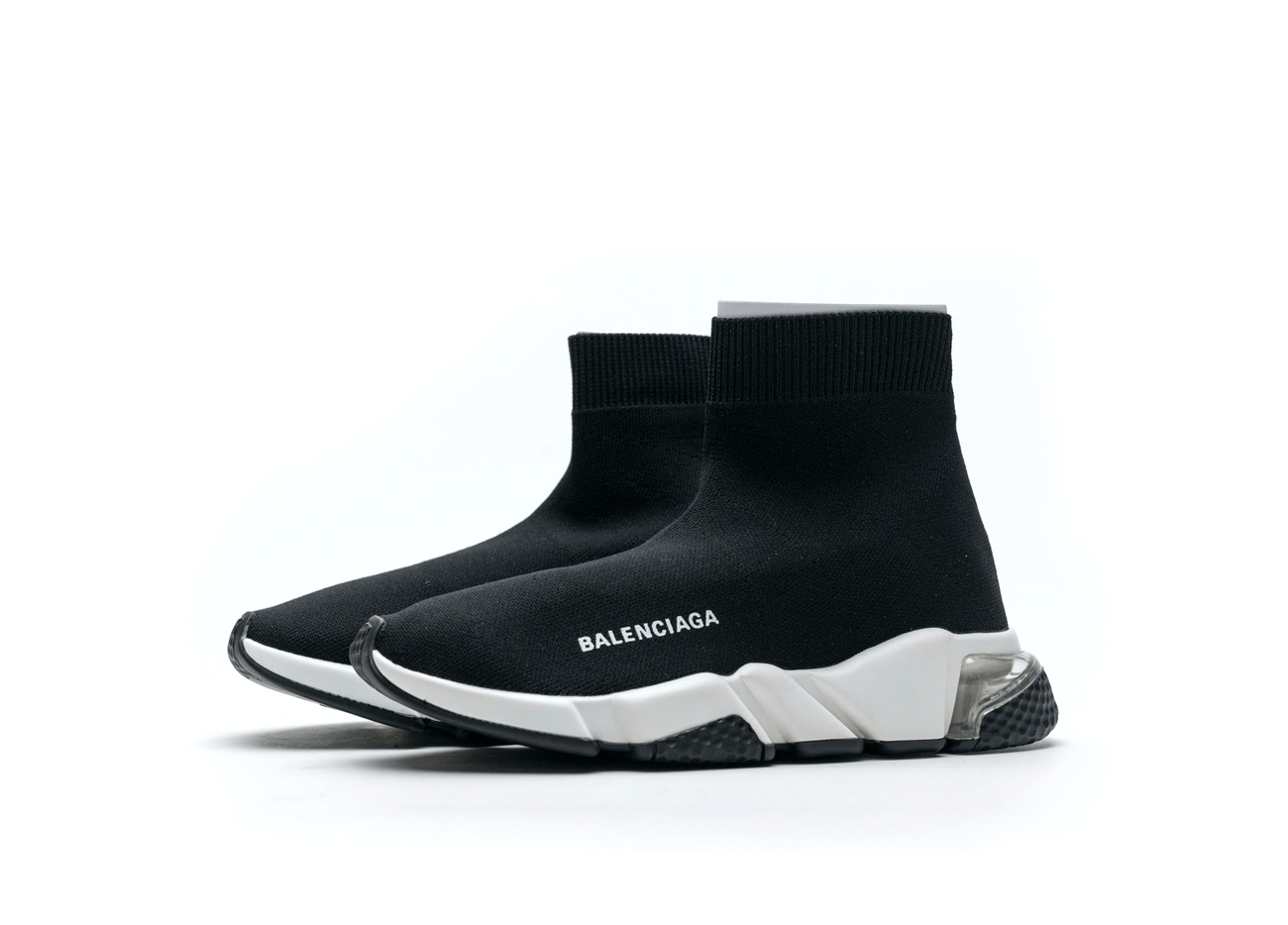 Buy New Balenciaga Speed Trainers Clear Sole Black White