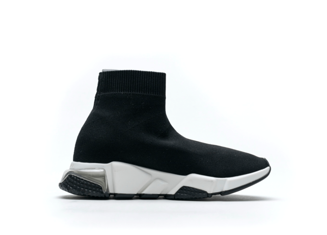 Balenciaga Speed Clear Sole Black White