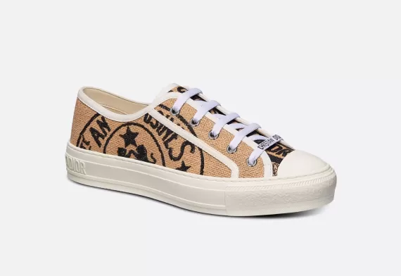 WALK'N'DIOR Sneaker Beige Jute with Dior Union Motif