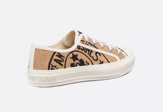 WALK'N'DIOR Sneaker Beige Jute with Dior Union Motif