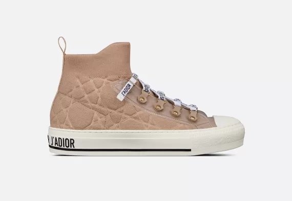 WALK'N'DIOR Sneaker - Nude Macrocannage Technical Mesh