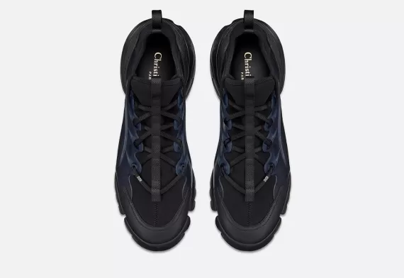 D-CONNECT Sneaker - Black Technical Fabric