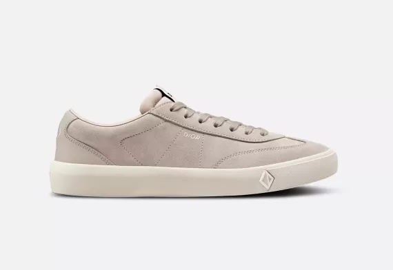 B101 Sneaker Greige Nubuck Calfskin CD Diamond