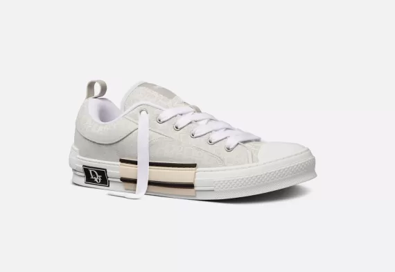 B23 Skater Sneaker Cream Dior Oblique Jacquard