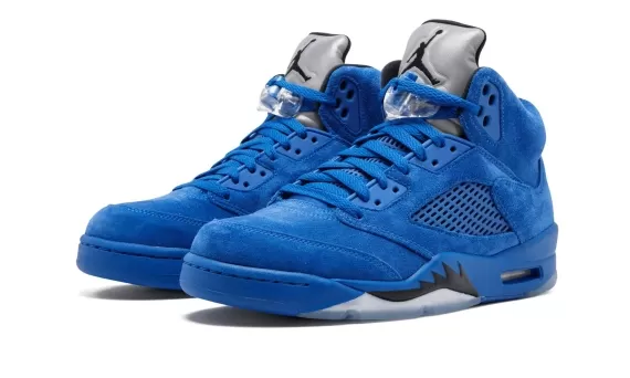 Air Jordan 5 Retro - Blue Suede