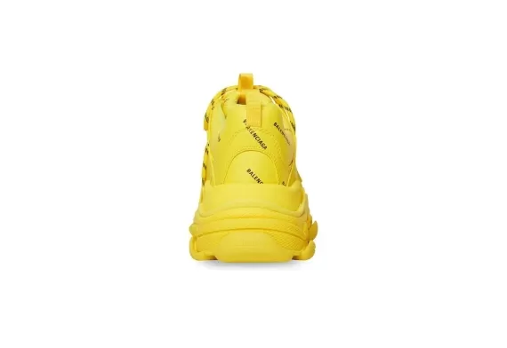 Balenciaga Triple S Logo Sneakers - Sunset Yellow