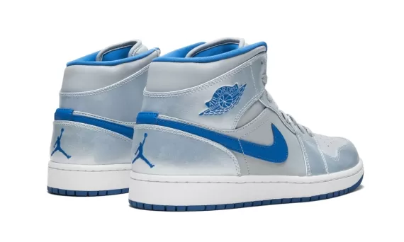 Air Jordan 1 Mid Wolf Grey Sport Blue