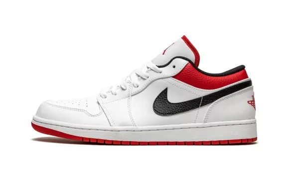 Air Jordan 1 Low - White University Red