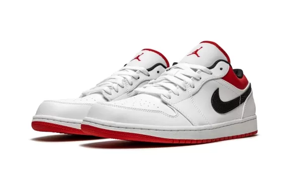 Air Jordan 1 Low - White University Red