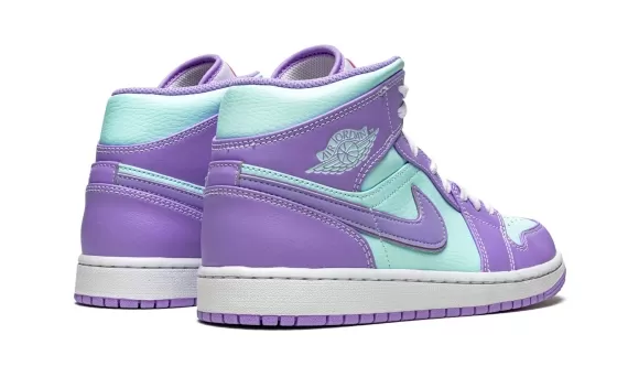 Air Jordan 1 Mid - Purple Pulse / Glacier Blue