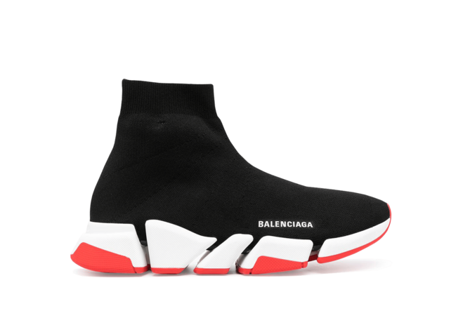 Balenciaga Speed 2.0 Sneaker Black/Red