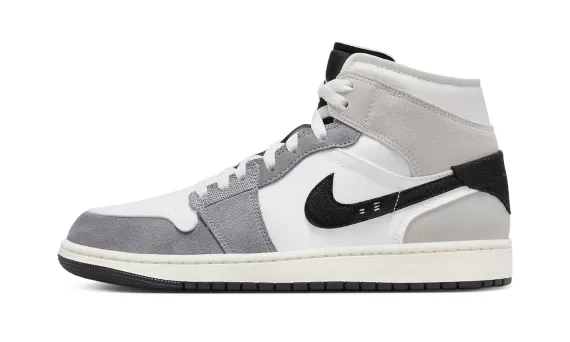  Air Jordan 1 Mid SE Craft - Cement Grey