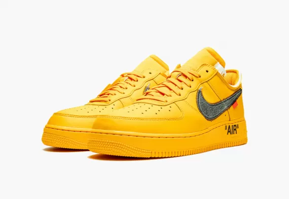 NIKE AIR FORCE 1 LOW Off-White - University Gold