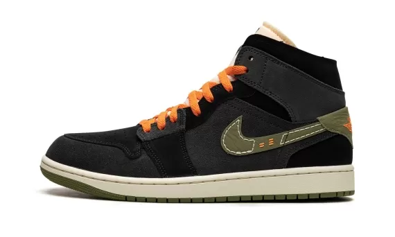 Air Jordan 1 Mid SE Craft - Anthracite Light Olive