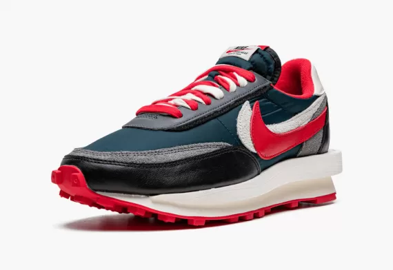 Nike LDWAFFLE Undercover x Sacai - Midnight Spruce University Red