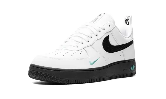 Air Force 1 - White/Black/Teal