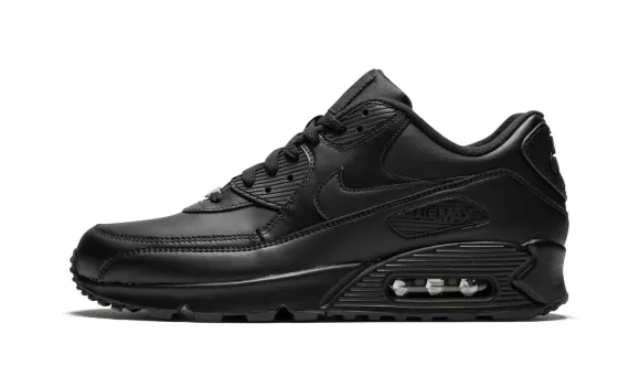 Air Max 90 Leather - Triple Black