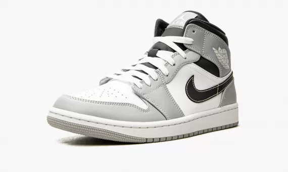 Air Jordan 1 Mid - Light Smoke Grey 2.0