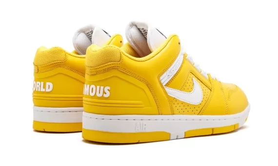 SB AF2 Low - Supreme Varsity Maize/White