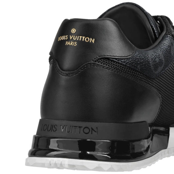 Louis Vuitton Run Away Sneaker - Black, Monogram canvas, calf leather and textile