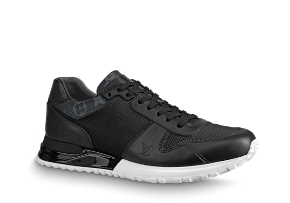 Louis Vuitton Run Away Sneaker - Black, Monogram canvas, calf leather and textile