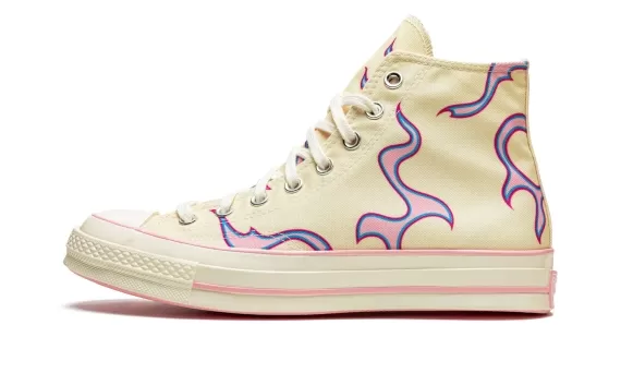 Chuck 70 HI Golf Le Fleur - Pink Flames