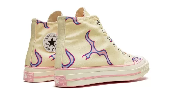 Chuck 70 HI Golf Le Fleur - Pink Flames