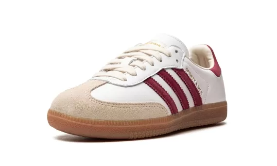 Samba OG Sporty & Rich - White Core Burgundy