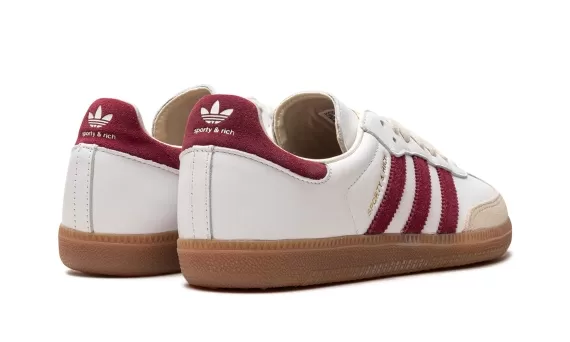 Samba OG Sporty & Rich - White Core Burgundy